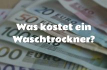 Was kostet ein Waschtrockner?